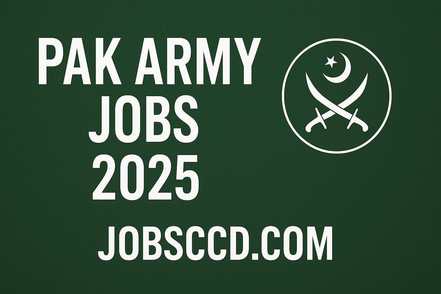 Pak Army Jobs 2025 - Apply Online