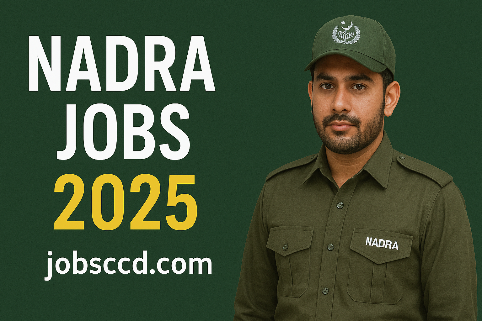 NADRA Jobs 2025 - Online Registration