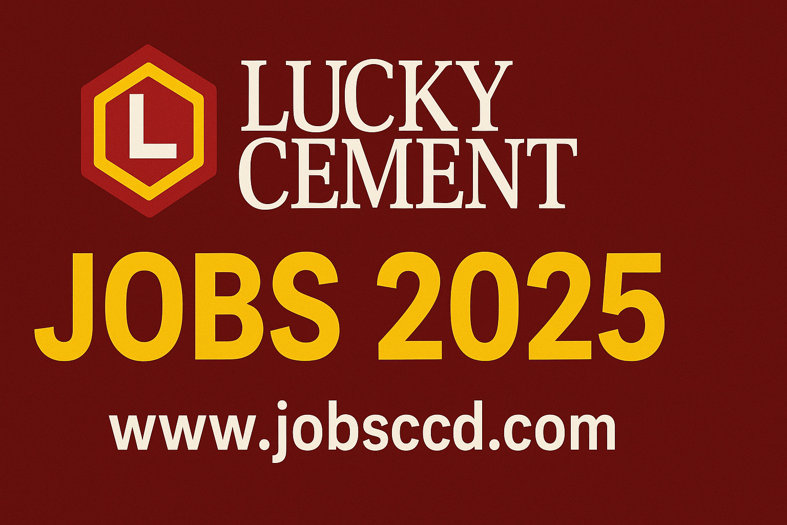 Lucky Cement Jobs 2025 - Apply Online