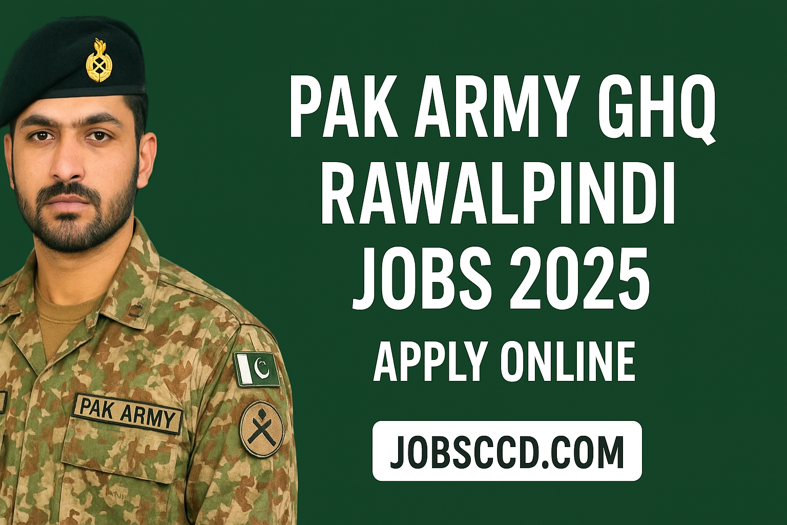 Pak Army GHQ Rawalpindi Jobs 2025 - Apply Online