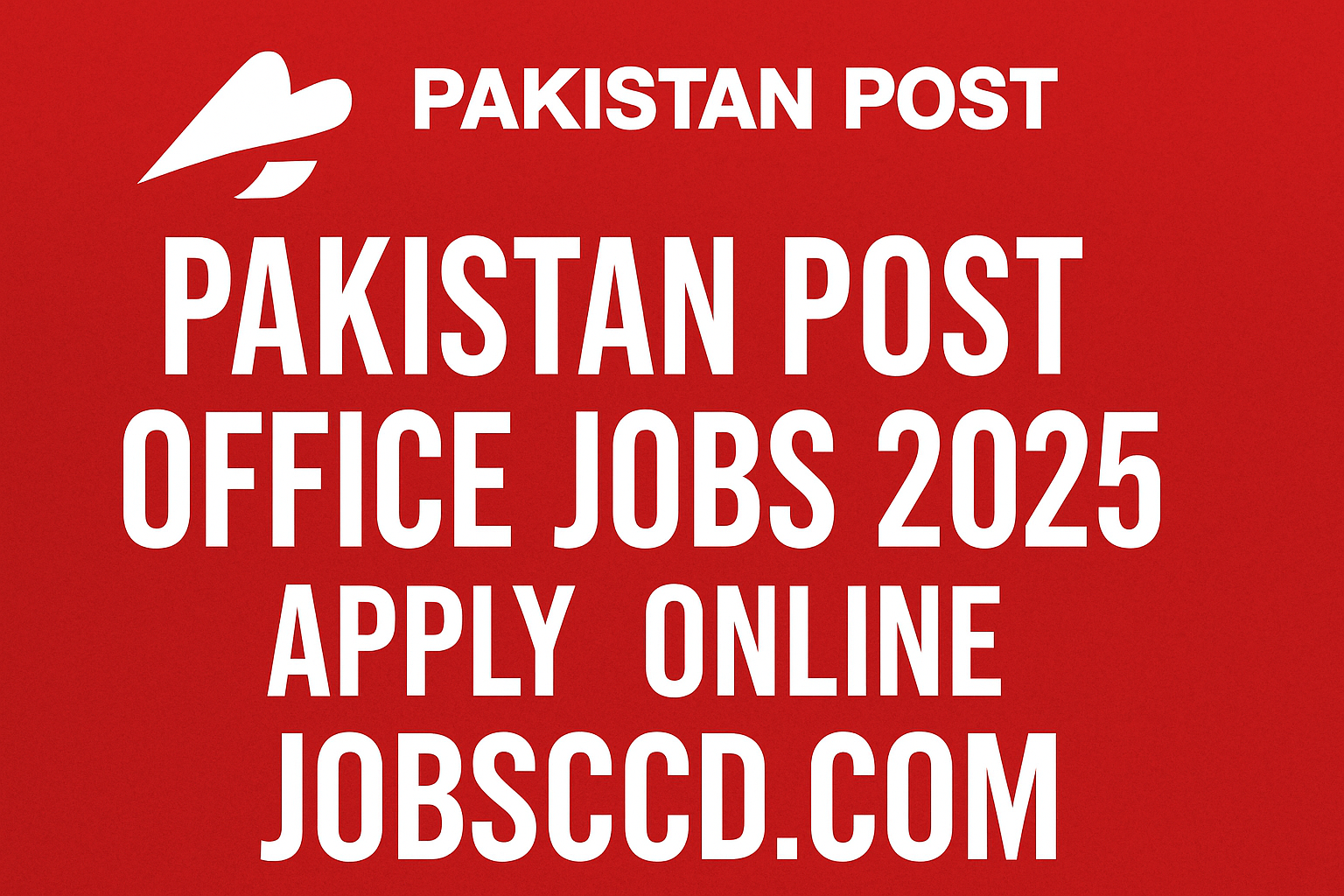 Pakistan Post Office Jobs 2025 | All Cities Post Office