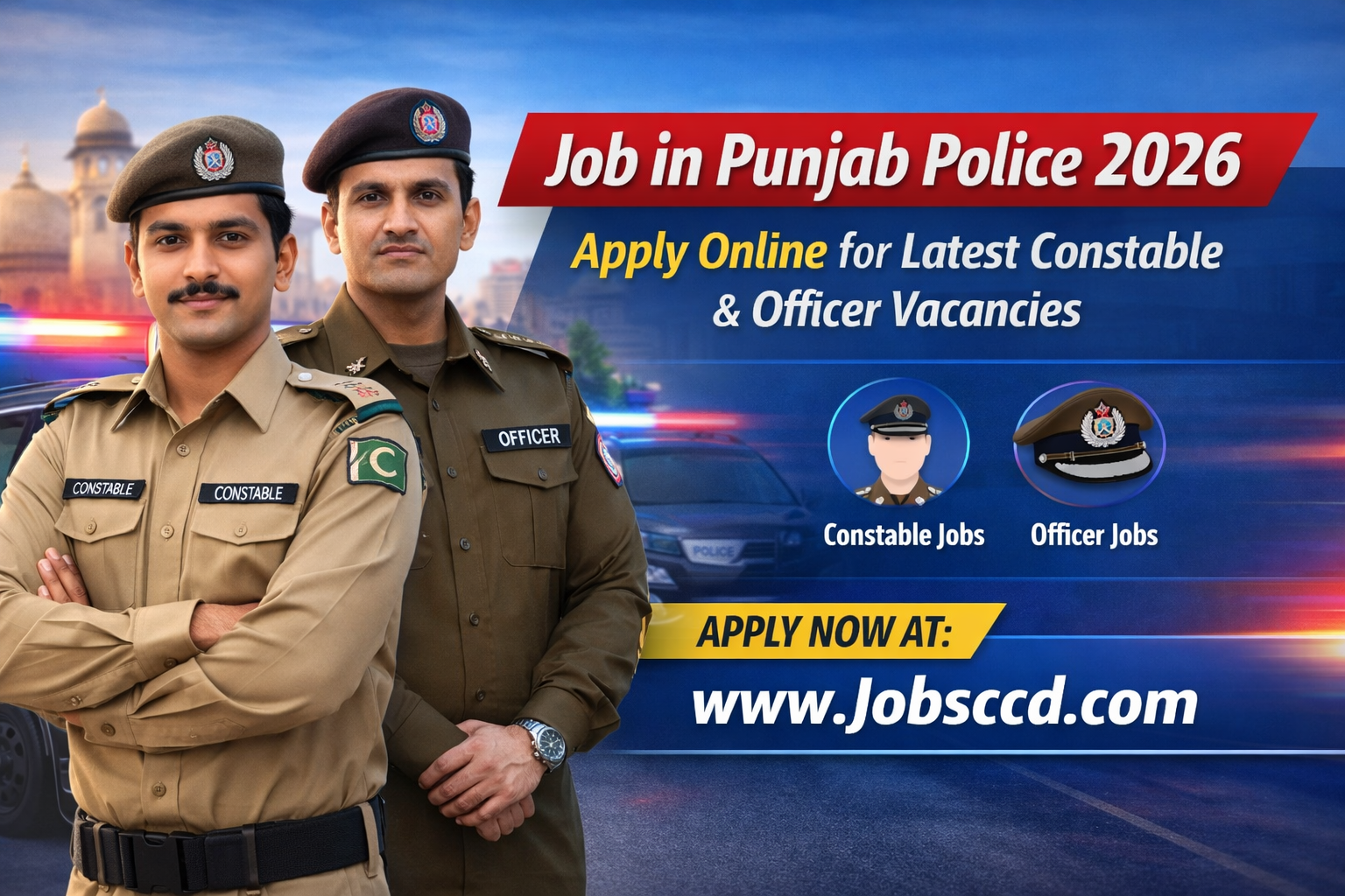 Job in Punjab Police 2026 – Apply Online for Latest Constable & Officer Vacancies