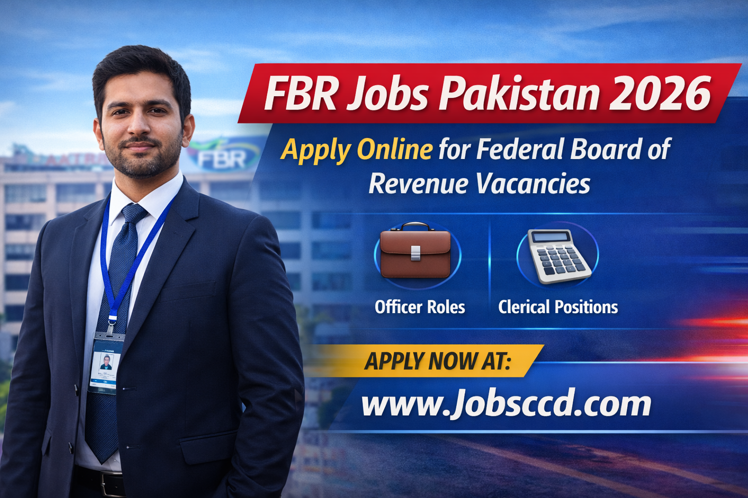 FBR Jobs Pakistan 2026 – Apply Online for Federal Board of Revenue Vacancies