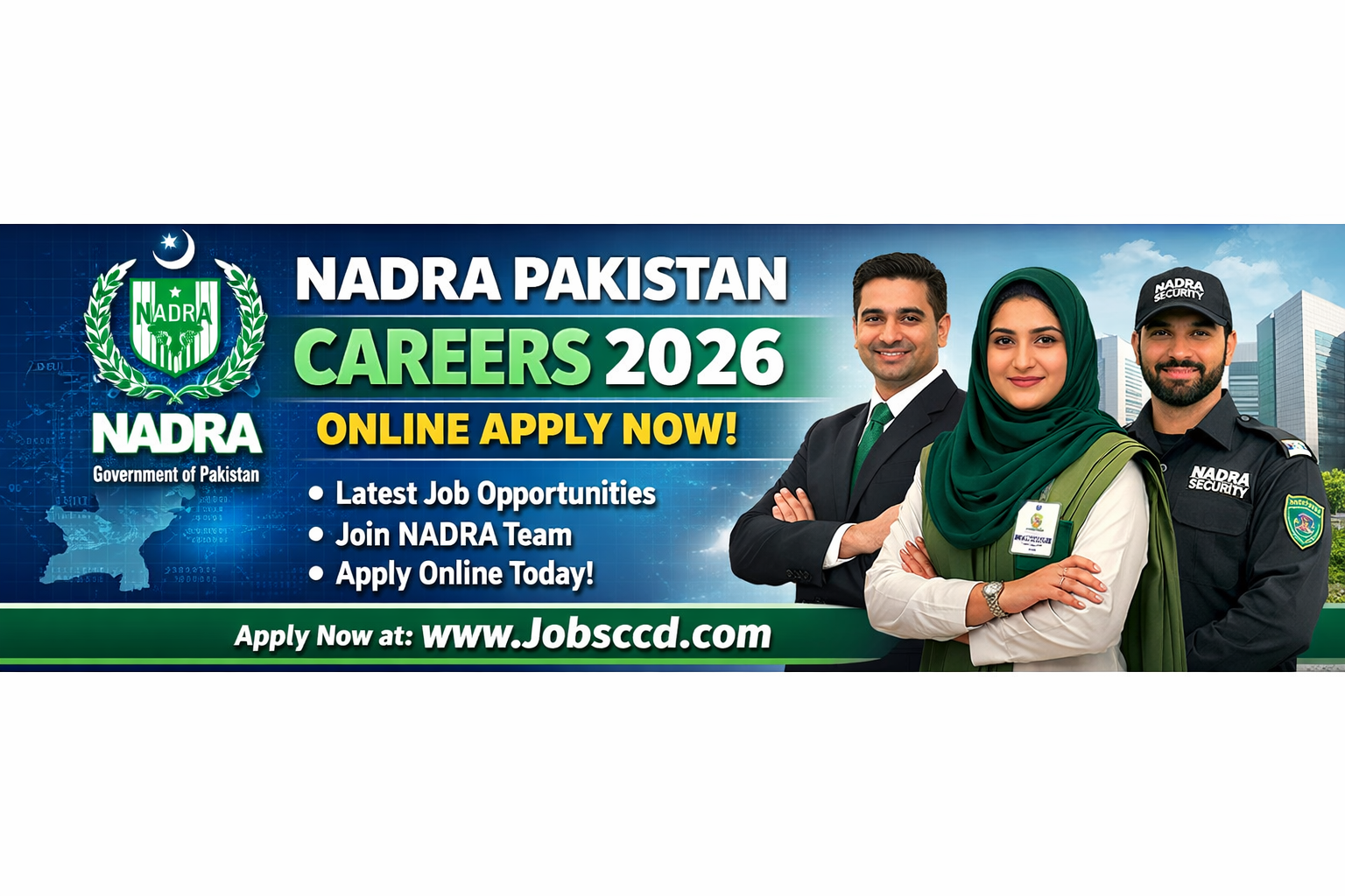 NADRA Pakistan Careers 2026 | Apply Online for Latest NADRA Jobs