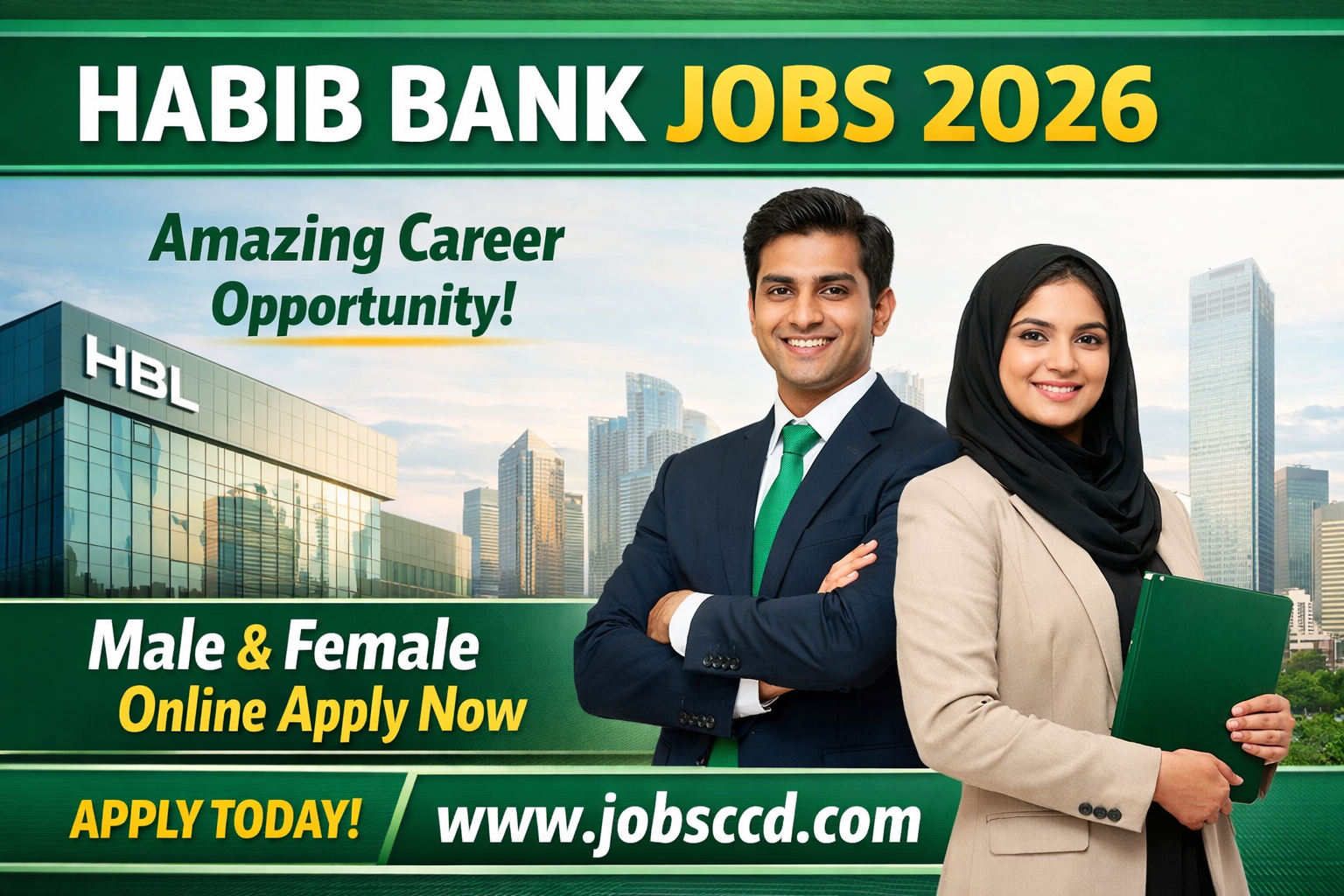 Habib Bank Jobs 2026 – Latest HBL Careers in Pakistan | Online Apply
